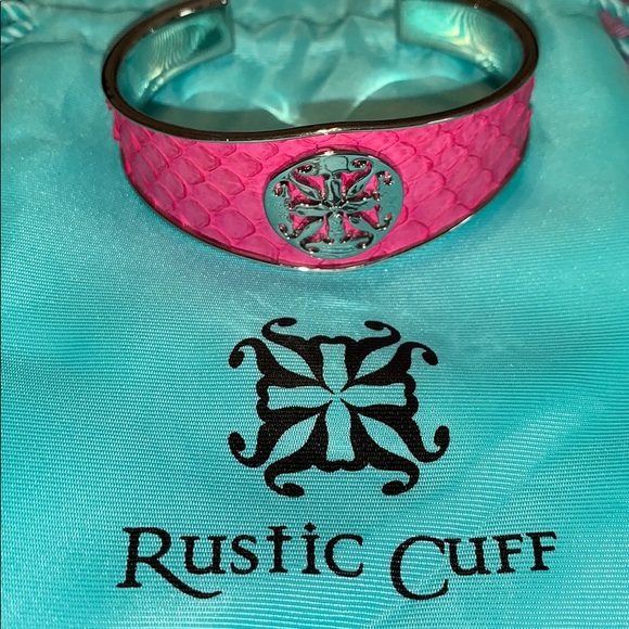 Rustic Cuff Jewelry - Rustic Cuff real snake skin cuff Bracelet